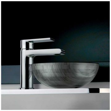 Смеситель для раковины Paini (Паини) Ghibli с донным клапаном 44CR211KM хром