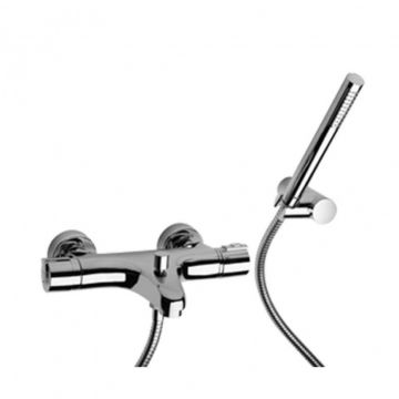 Смеситель для ванны Paini (Паини) Arena с термостатом и аксессуаром 92CR105THKM хром