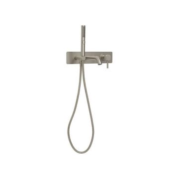 Смеситель для ванны и душа Allen Brau (Аллен Брау) Priority 5.31006-BN с внутренней частью, брашированный никель