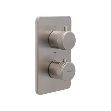 Встраиваемый смеситель для душа Allen Brau (Аллен Брау) Priority 5.31314-BN с термостатом, с внутренней частью, брашированный никель