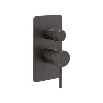 Встраиваемый смеситель для душа Allen Brau (Аллен Брау) Priority 5.31011-MG с внутренней частью, брашированный графит