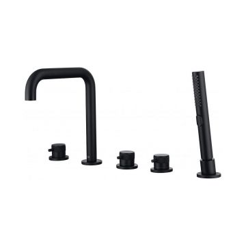 Смеситель на борт ванны Allen Brau (Аллен Брау) Priority 5.31007-31, черный матовый