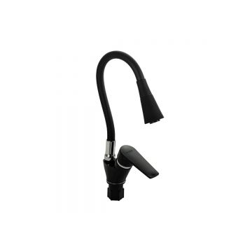 Смеситель для кухни Brimix (Бримикс) 5908 с гибким изливом, черный