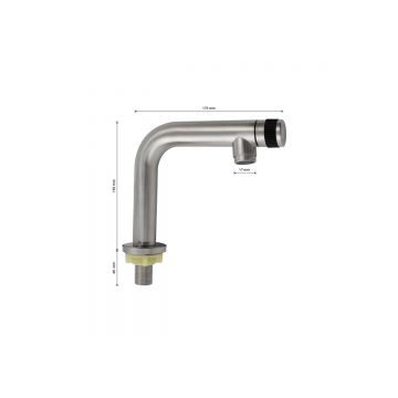 Смеситель для кухни Magnus (Магнус) 9224 на одну воду, сатин