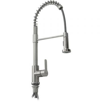 Смеситель для кухни Magnus (Магнус) 9250 выдвижной, сатин Смеситель для кухни Magnus (Магнус) 9250 выдвижной, сатин