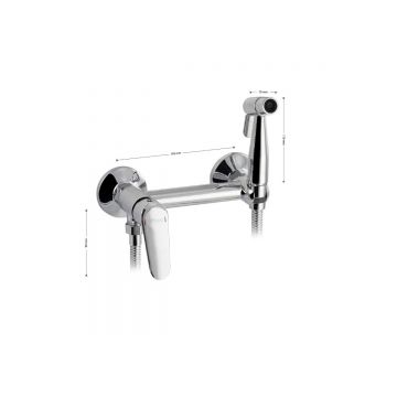 Смеситель для биде Gfmark 2166 с гигиенической лейкой, хром