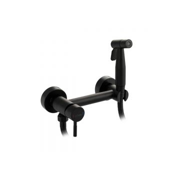 Смеситель для биде Gfmark 2448 с гигиенической лейкой, черный