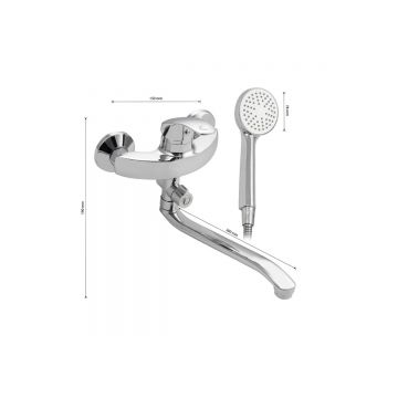 Смеситель для ванны Mayfair (Мейфаир) 87108, хром