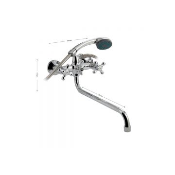 Смеситель для ванны Mayfair (Мейфаир) 87308, хром