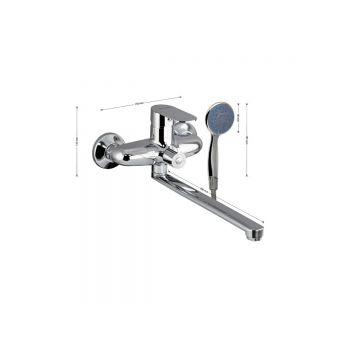 Смеситель для ванны Mayfair (Мейфаир) 87119, хром