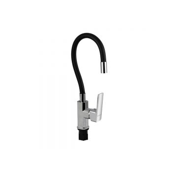 Смеситель для кухни Fabia (Фабия) 9655 гибкий излив, хром
