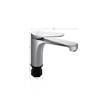 Смеситель для раковины Fabia (Фабия) 9633, хром