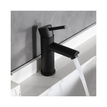 Смеситель для раковины Gid Berlin SS080-BM-K SS080BMK, черный матовый