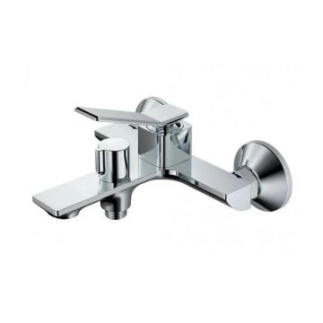 Смеситель для ванны BELZ (БЕЛЗ) B679 с аксессуарами, короткий излив (B60679) хром