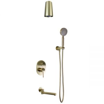 Душевой комплект для душа Bronze de Luxe Scandi 14582-501BR бронза