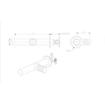 Смеситель для раковин Bronze de Luxe (Бронз Де Люкс) Liberty 301B черный