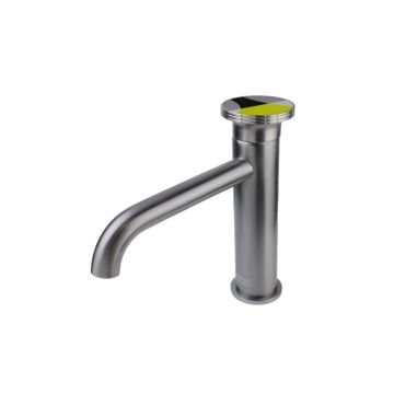 Смеситель для раковины Bronze de Luxe (Бронз Де Люкс) OMG!, графит/желтый 9009GM-Y