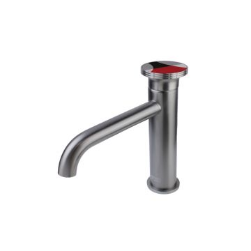 Смеситель для раковины Bronze de Luxe (Бронз Де Люкс) OMG!, графит/красный 9009GM-R