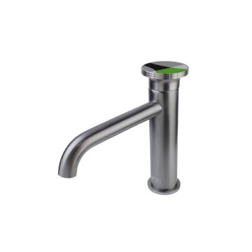 Смеситель для раковины Bronze de Luxe (Бронз Де Люкс) OMG!, графит/зеленый 9009GM-G