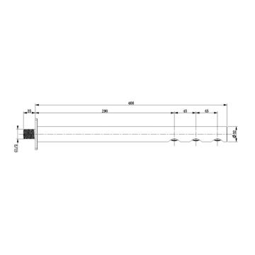 Душевая система встраиваемая Bronze de Luxe (Бронз Де Люкс) LIBERTY 5011GG-F, графит