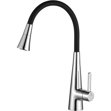 Смеситель для кухни с гибким изливом и режимом душ Rose (Розе) , хром, R213