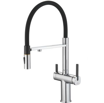 Смеситель для кухни с подключением фильтра воды Rose (Розе) , хром, R358