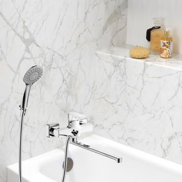 Смеситель для ванны WesnaArt BRIZ BRI20-320, хром