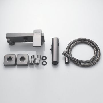 Гигиенический душ со смесителем Shevanik (Шеваник) , оружейная сталь, S4005T-1