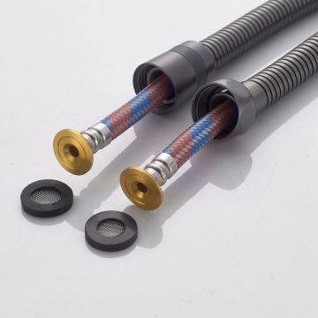 Гигиенический душ со смесителем Shevanik (Шеваник) , оружейная сталь, S4105T