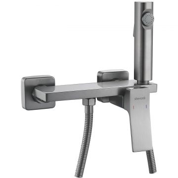 Гигиенический душ со смесителем Shevanik (Шеваник) , оружейная сталь, S6105T-1