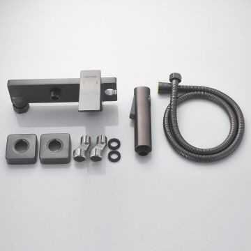 Гигиенический душ со смесителем Shevanik (Шеваник) , оружейная сталь, S6105T-1