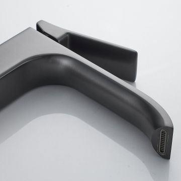 Смеситель для раковины высокий Shevanik (Шеваник) , оружейная сталь, S4011T