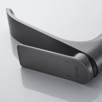 Смеситель для раковины высокий Shevanik (Шеваник) , оружейная сталь, S4111T