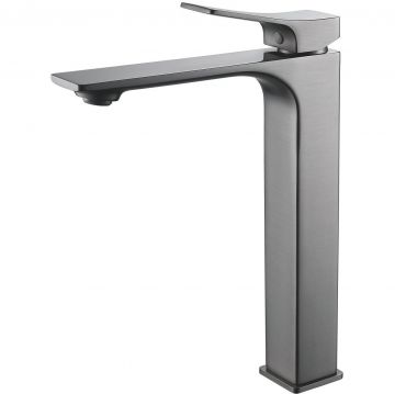 Смеситель для раковины высокий Shevanik (Шеваник) , оружейная сталь, S6111T