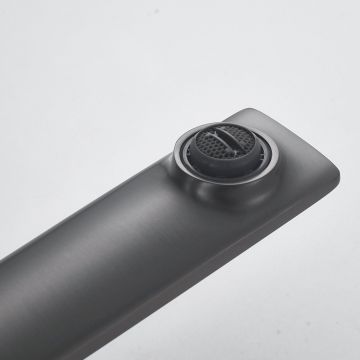 Смеситель для раковины высокий Shevanik (Шеваник) , оружейная сталь, S6111T