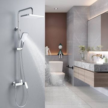 Душевая система Shevanik S4536, хром