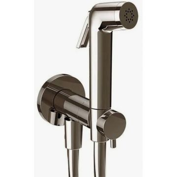 Гигиенический комплект Almar (Алмар) с прогрессивным смесителем,со встраиваемой частью, цвет: никель состаренный E136009.NB