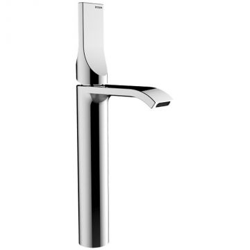 Смеситель Bossini (Боссини) Apice для раковины на 1 отверстие, однорычажный, высота излива 197 мм., с донным клапаном, цвет: хром E89602.030