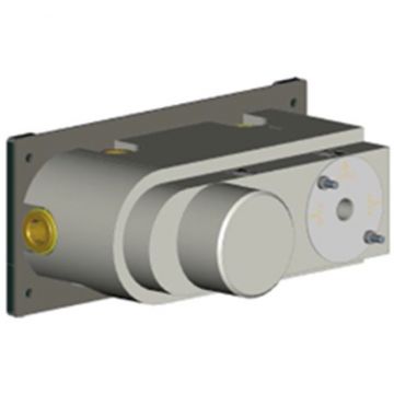 Скрытая часть смесителя Carimali (Каримали) Still Oh для душа, термостатический, на 2 выхода W21221CR