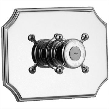 Смеситель Cisal (Кисал) Victorian встраиваемый термостатический для душа без запорного вентиля внешняя часть, цвет: хром VT00720021