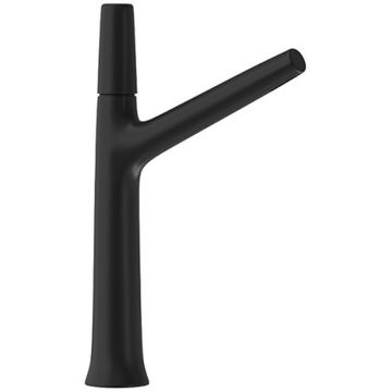 Смеситель Cisal (Кисал) Vita для раковины, 1 отверстие, высокий, цвет: черный матовый VI00354440