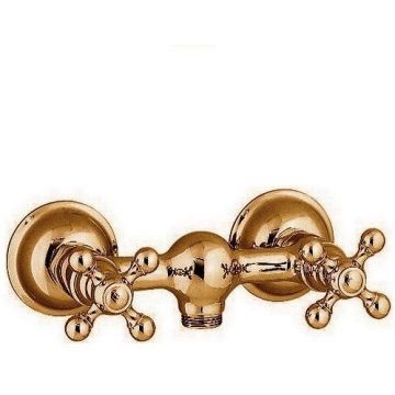 Смеситель Cisal (Кисал) Arcana двухвентильный настенный для душа, цвет: бронза AC00044127