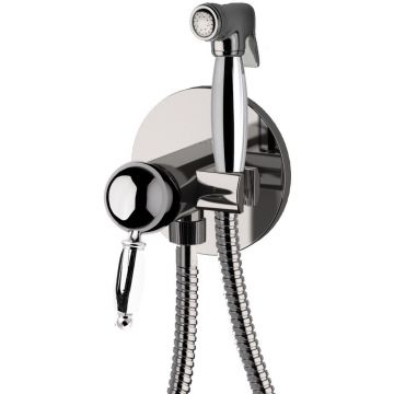 Гигиенический душ Daniel (Дэниел) Retro, со смесителем на хол./гор. воду, золото, RT645AU-DO