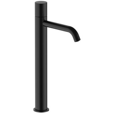 Смеситель Fantini (Фантини) Nostromo для раковины на 1 отверстие, высокий излив, цвет: черный матовый 50 13 G906WF