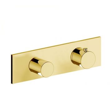 Смеситель Fantini (Фантини) Venezia для душа, термостатический, встраиваемый, 3/4 наружная часть цвет: Маtt Вritish Gоld РVD 29 P6 N272B