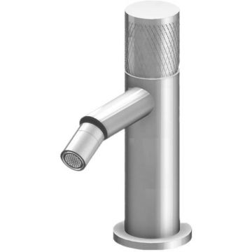 Смеситель Gattoni (Гаттони) MD для биде на 1 отверстие, ручка RОNСО, с донным клапаном, цвет: хром MD210/22C0