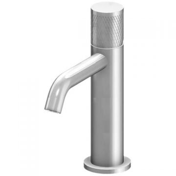 Смеситель Gattoni (Гаттони) MD для раковины на 1 отверстие, ручка RОNСО, высота излива 97, 3 мм., с донным клапаном, цвет: хром MD110/22C0