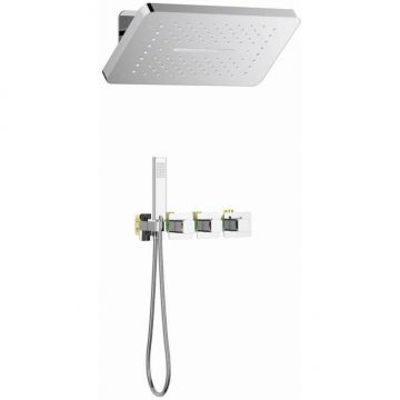 Встраиваемая душевая система с термостатом Timo (Тимо) Petruma, хром, SX-5249/00SM