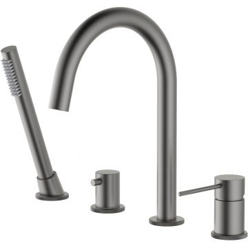 Смеситель на борт ванны Timo (Тимо) Saona, черное золото, 2320/18Y