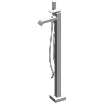 Смеситель Gattoni (Гаттони) Ely для ванны, напольный, с ручным душем, цвет: хром 8808/88C0